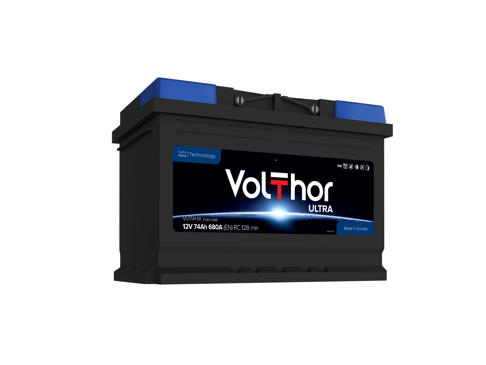 BATERIA VOLTHOR VU74HX 12V 74AH 680A - Recicla Baterias