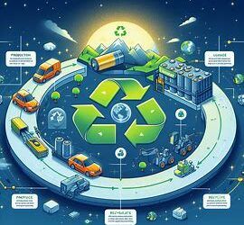 Eco-Innovación: Encendiendo el Futuro con Baterías Recicladas